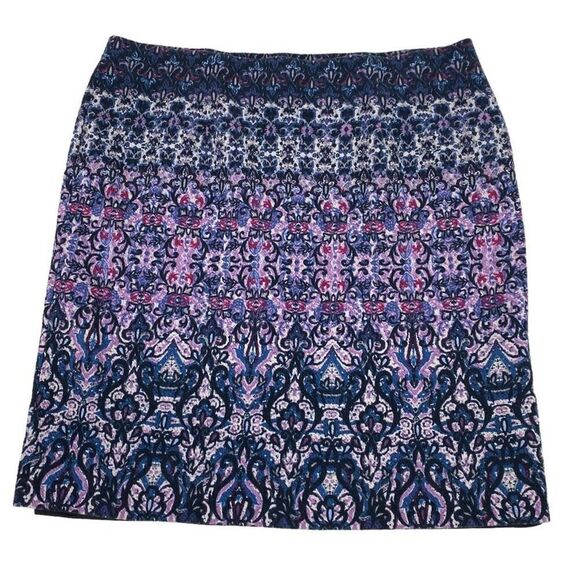 J. Jill Crinkle Knit Pencil Skirt Size Medium - Picture 2 of 4